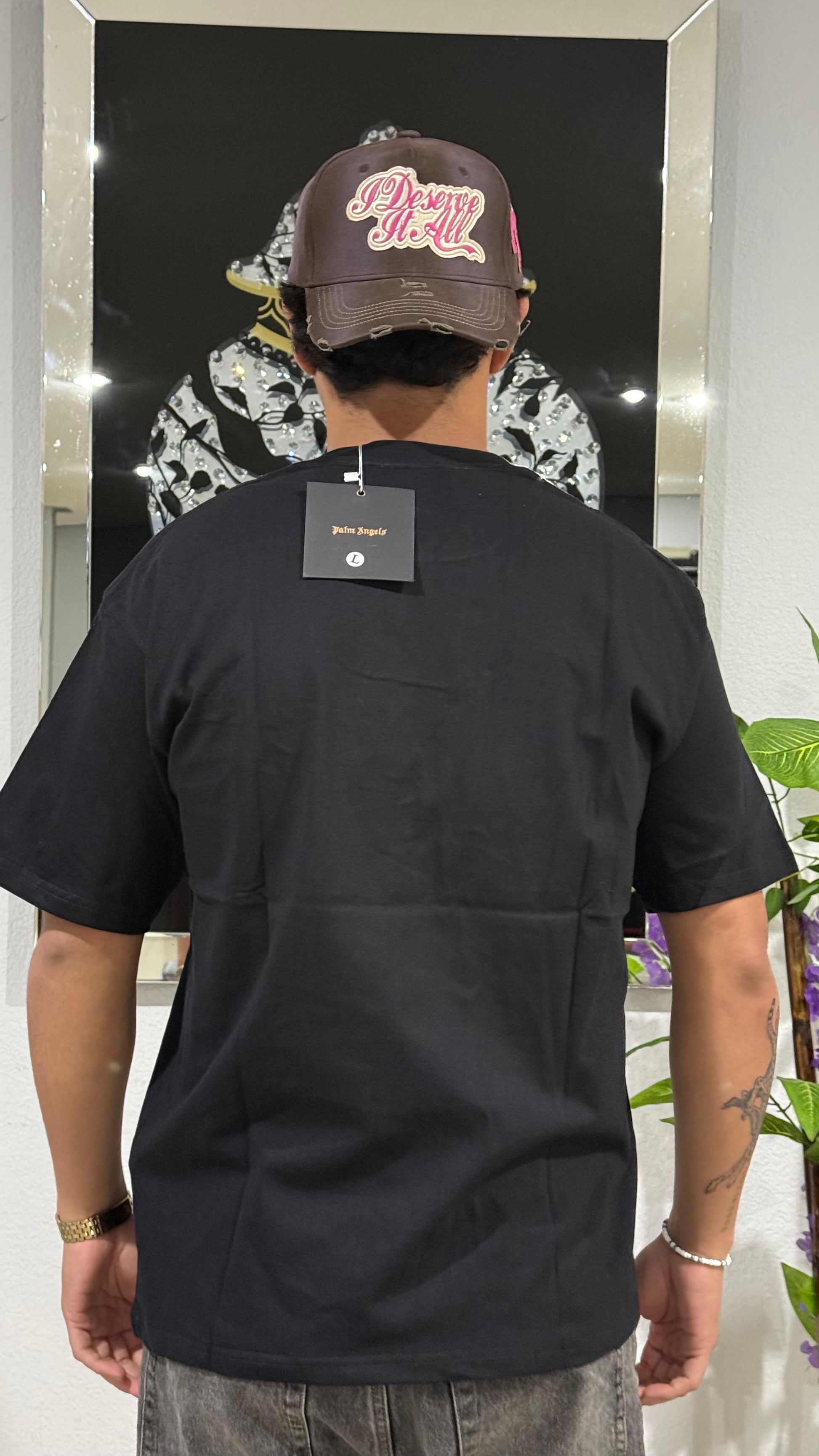 Palm Angels Tee Green