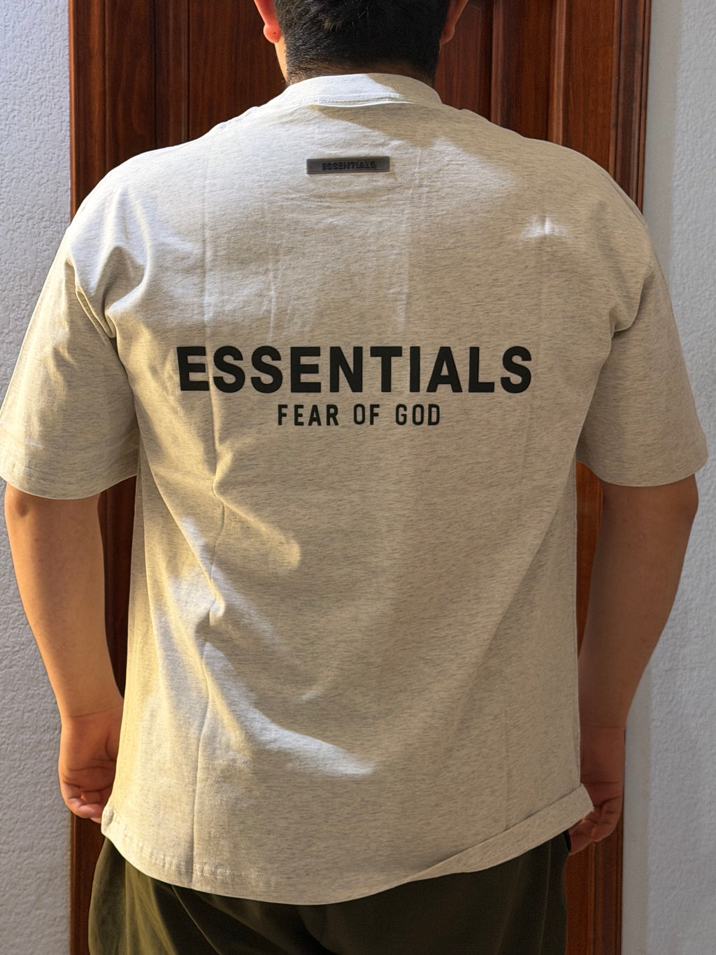 Essentials tee gris claro