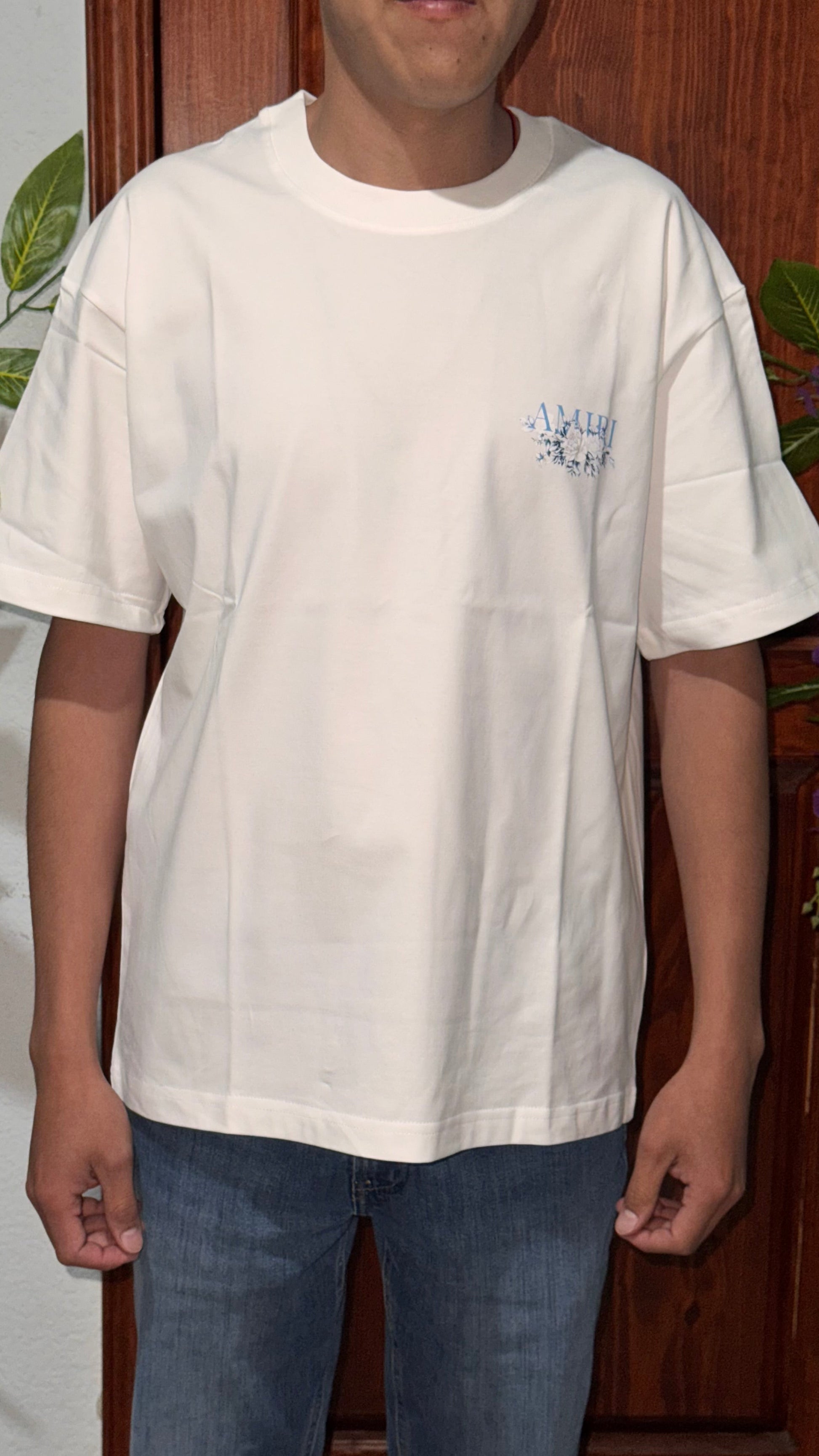 Amiri Floral Blue/White