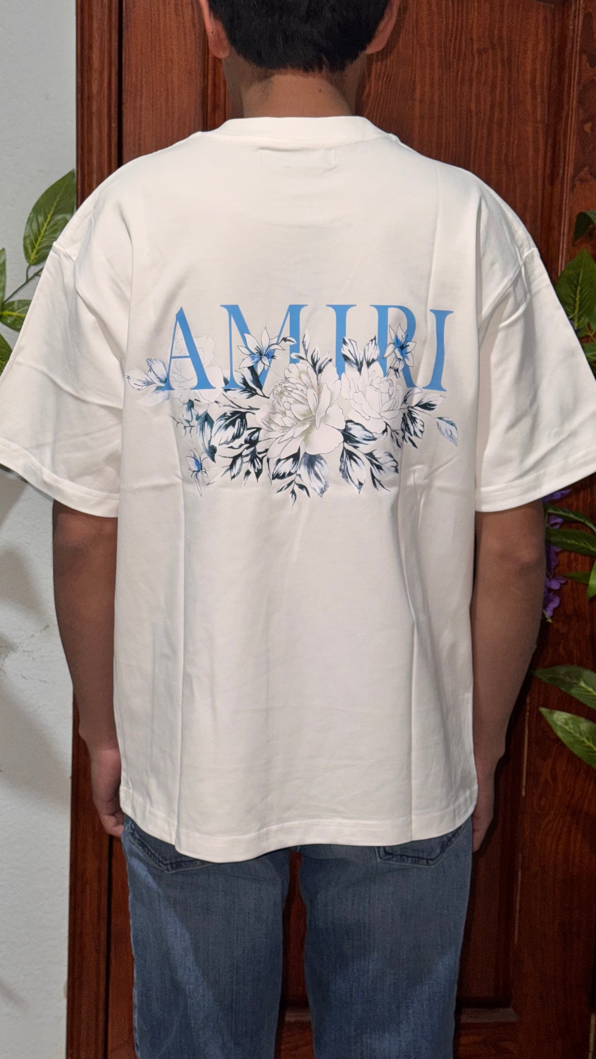 Amiri Floral Blue/White
