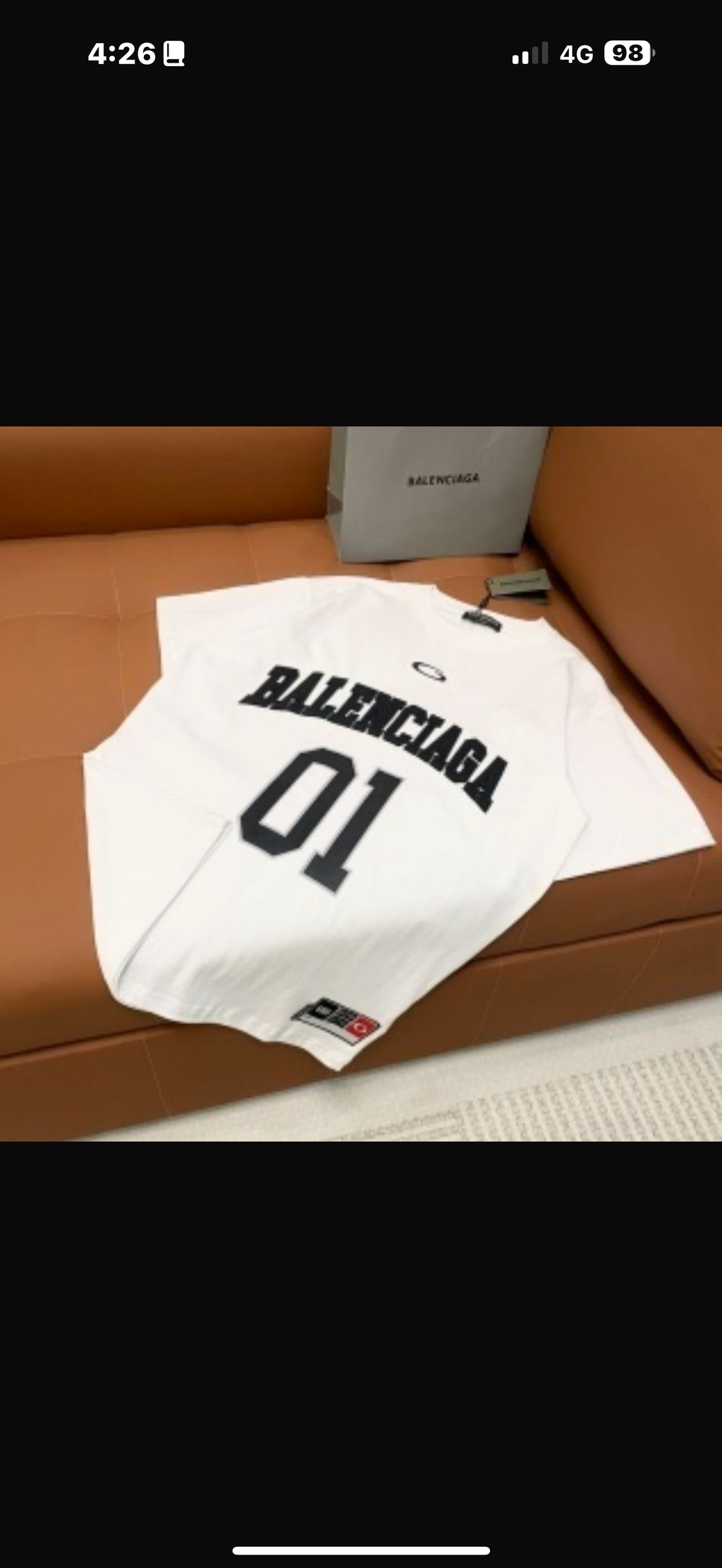 Balenciaga white tee