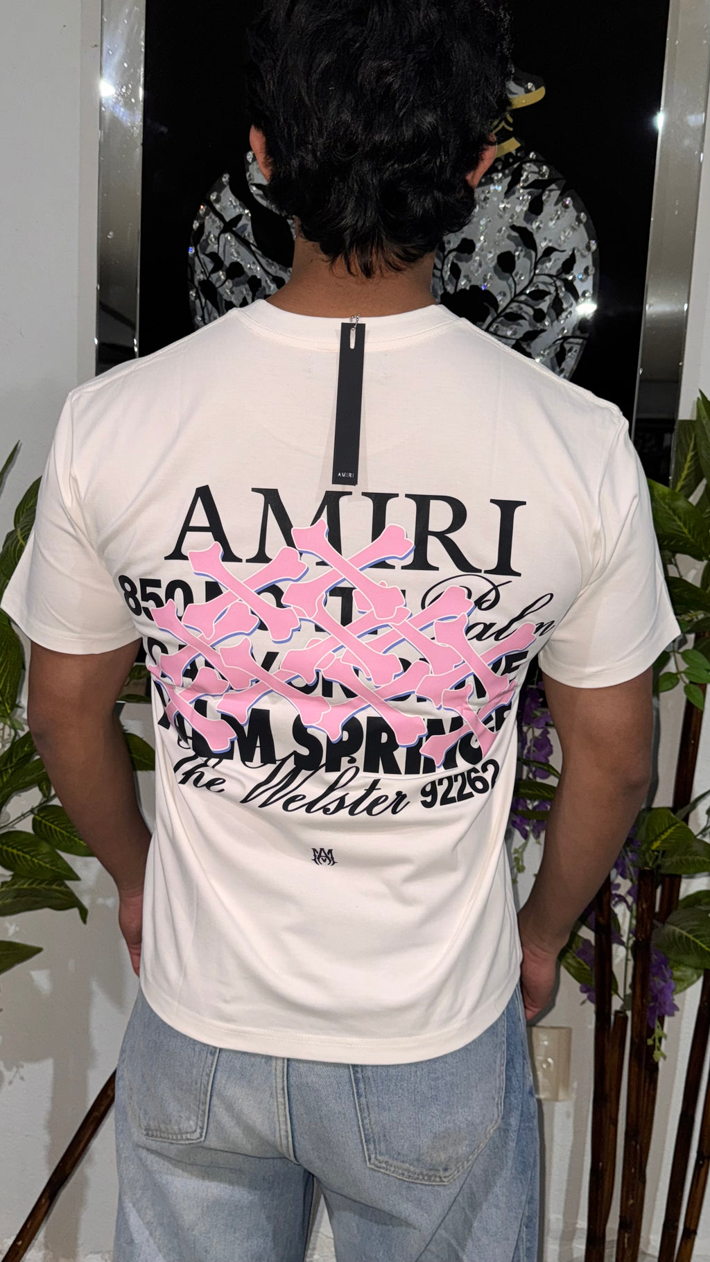 Amiri Pink tee