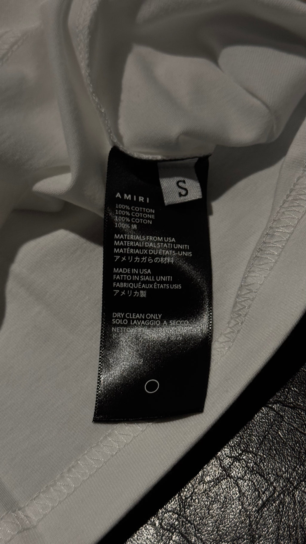 Amiri Airbrush Cherub Tee White and Black