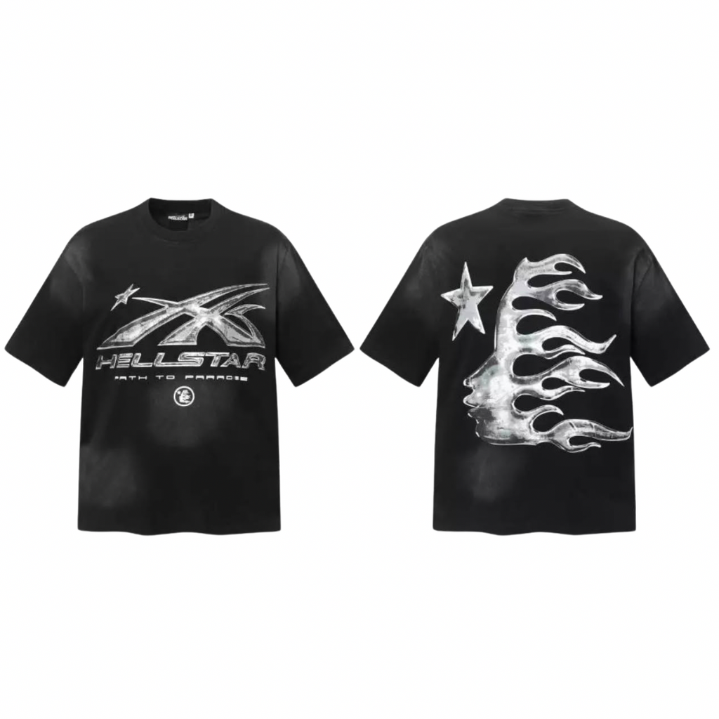Hellstar Sports Gel Logo Tee Black
