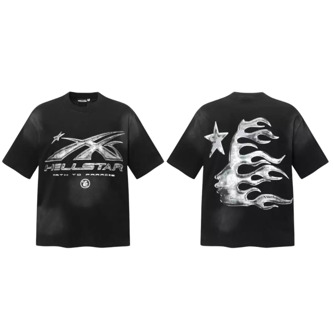 Hellstar Sports Gel Logo Tee Black